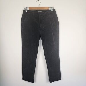Faherty Velvet Pants‎ Straight Leg Casual Black Size 26